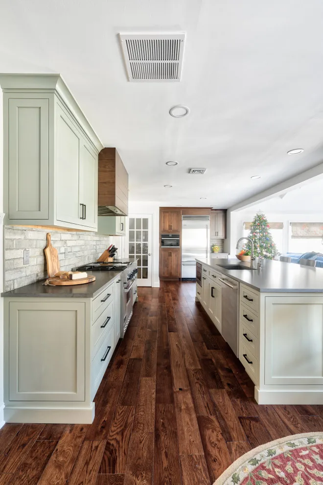 Contemporary Rustic Kitchen - Madison, NJ by KraftMaster Renovations - Photo 12