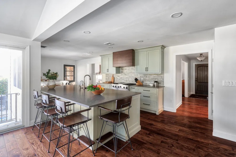 Contemporary Rustic Kitchen - Madison, NJ by KraftMaster Renovations - Photo 17