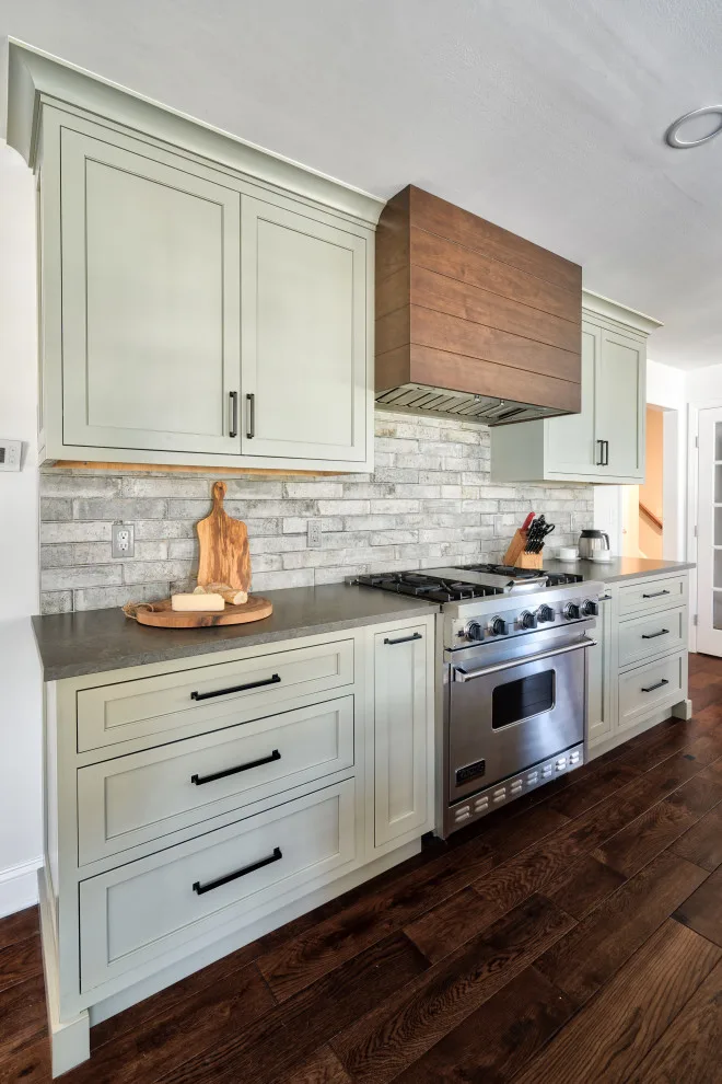Contemporary Rustic Kitchen - Madison, NJ by KraftMaster Renovations - Photo 14