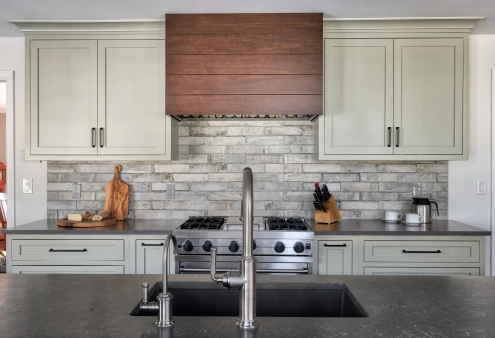 Contemporary Rustic Kitchen - Madison, NJ by KraftMaster Renovations - Photo 7