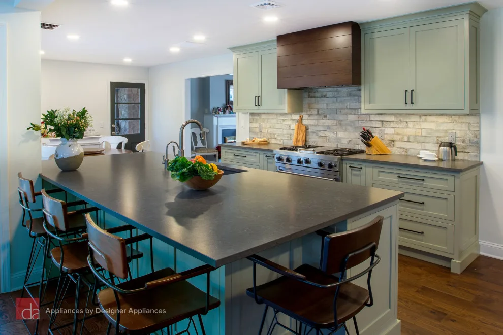 Contemporary Rustic Kitchen - Madison, NJ by KraftMaster Renovations - Photo 18