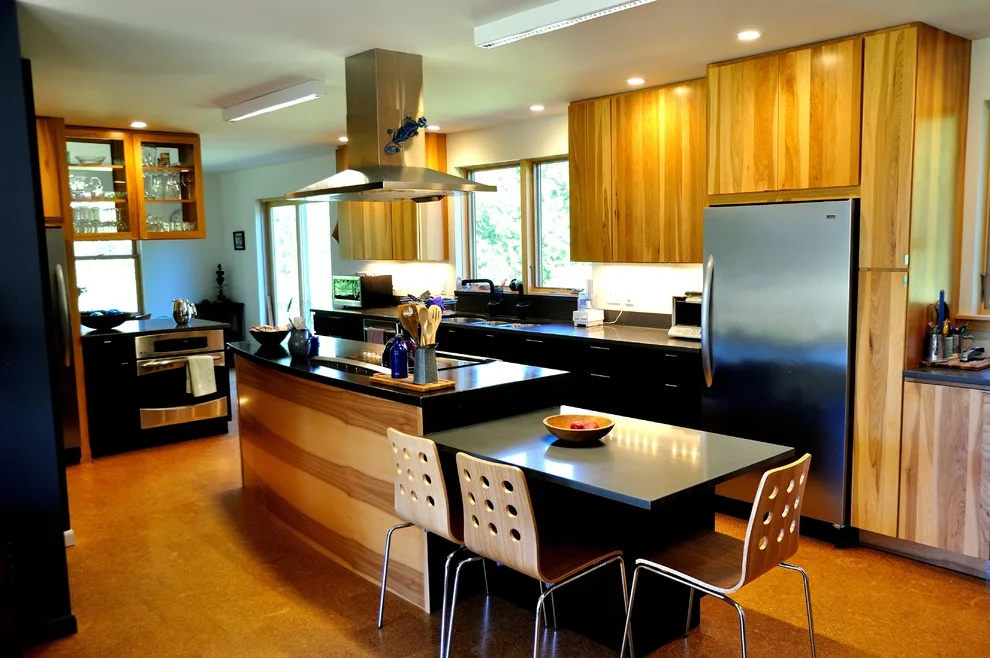 Contemporary Kitchen at Charlotte Lakeside Hickory by Dovetail Designs By Jenny Volk - Photo 4