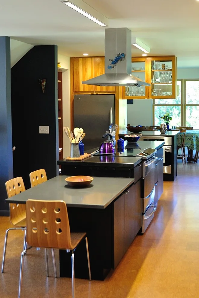 Contemporary Kitchen at Charlotte Lakeside Hickory by Dovetail Designs By Jenny Volk - Photo 2