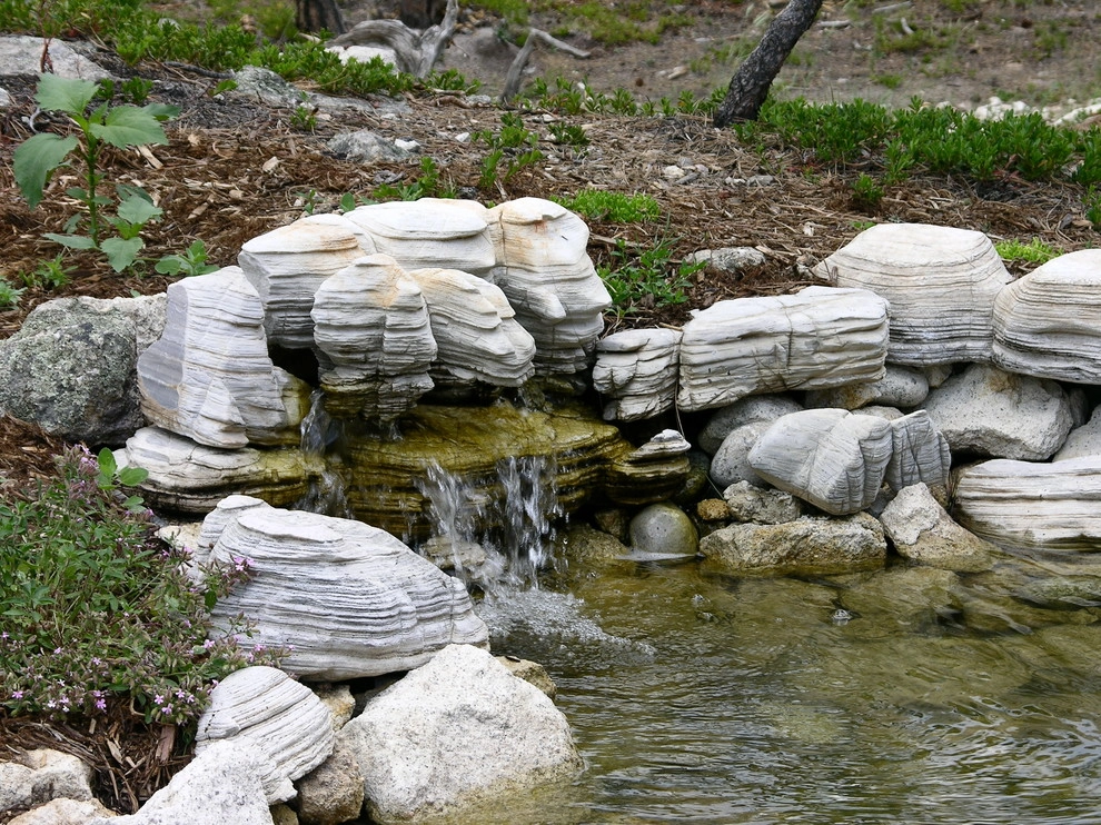 Nelson Residence - Crazy Stone Water Feature by J. Gieo Pensoneault, MLA - Photo 3