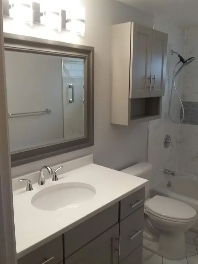 Cheektowaga Veined Bathroom Renovation by New York Kitchen & Bath - Photo 7
