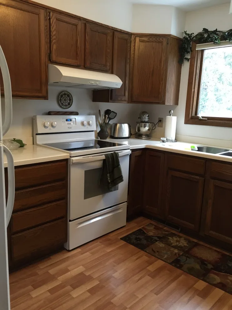 Honey Stained Natural Cherry Shaker Style Refacing by Kitchen Solvers Of Madison - Photo 4