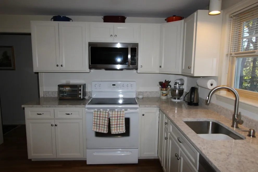 Cherry to White Cabinet Transformation - Project 3142 by Design 1 Kitchen & Bath - Photo 2