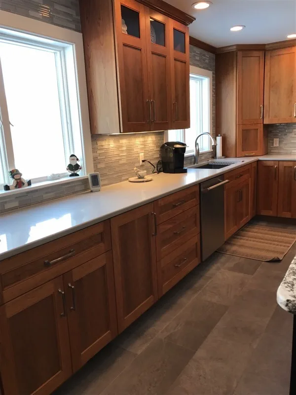Transitional Natural Cherry by Taylor Made Cabinets, Leominster MA - Photo 6