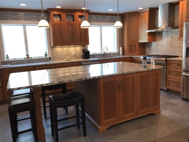 Transitional Natural Cherry by Taylor Made Cabinets, Leominster MA - Photo 5