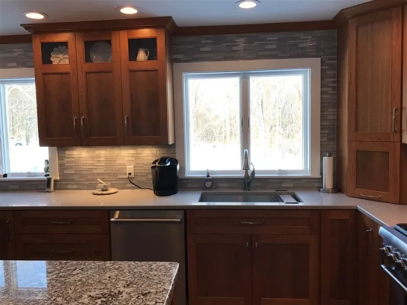 Transitional Natural Cherry by Taylor Made Cabinets, Leominster MA - Photo 4