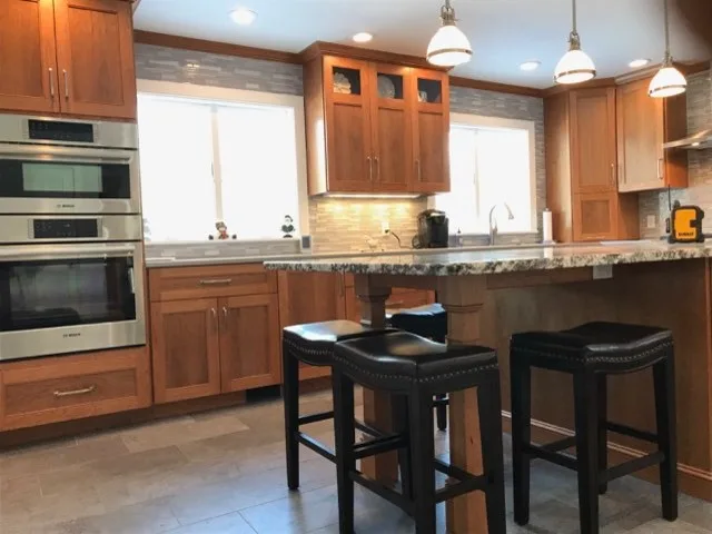 Transitional Natural Cherry by Taylor Made Cabinets, Leominster MA - Photo 7