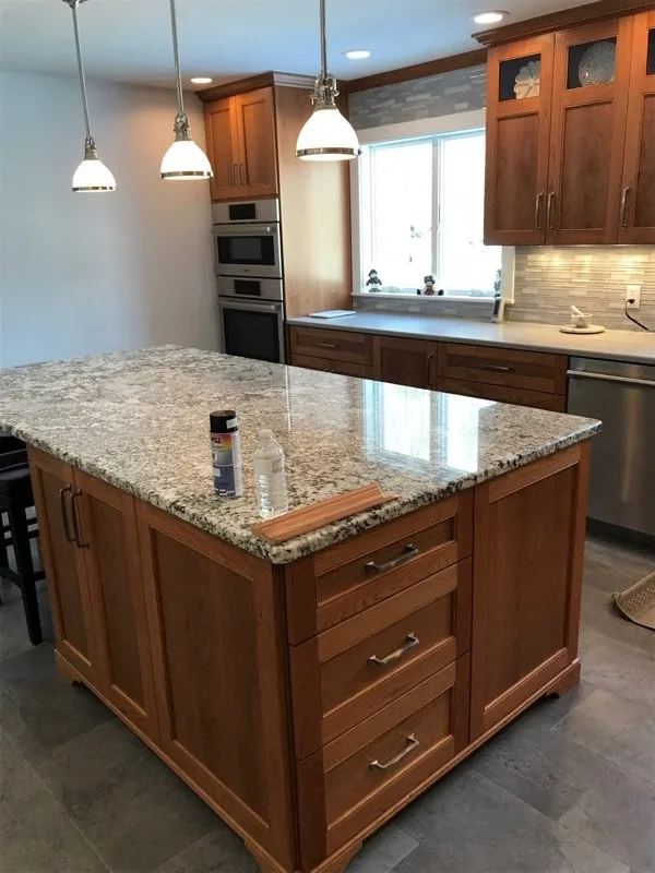 Transitional Natural Cherry by Taylor Made Cabinets, Leominster MA - Photo 3