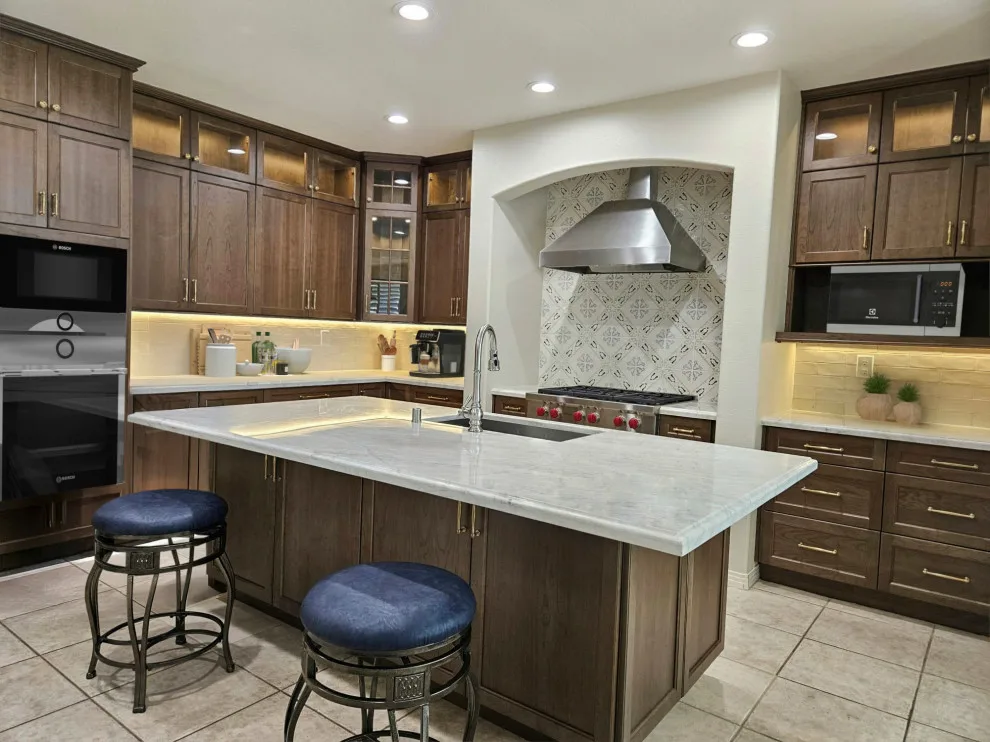 Elegant Espresso: Kitchen Makeover in Costa Mesa by USA Home Remodeling - Photo 5