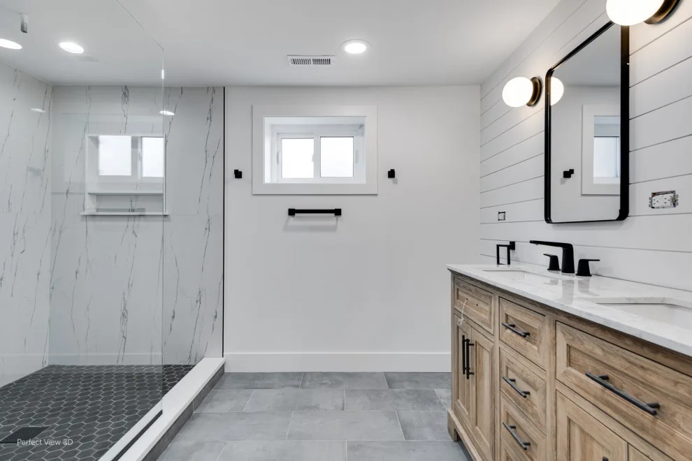 Chicago Basement Bathroom Expansion by Peter Renovations Inc - Photo 2