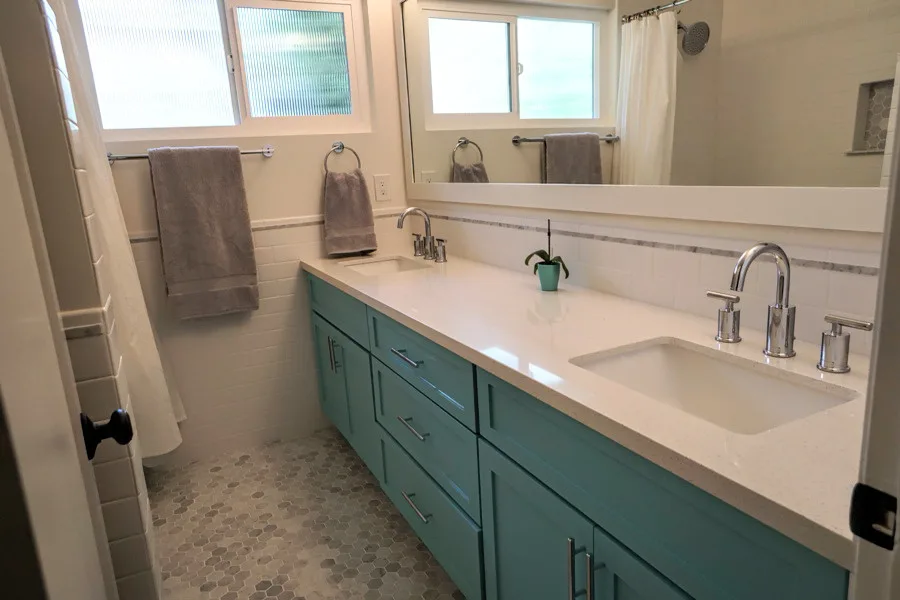 Claremont Bathroom Redesign by Anderson Reconstruction, Inc - Photo 13