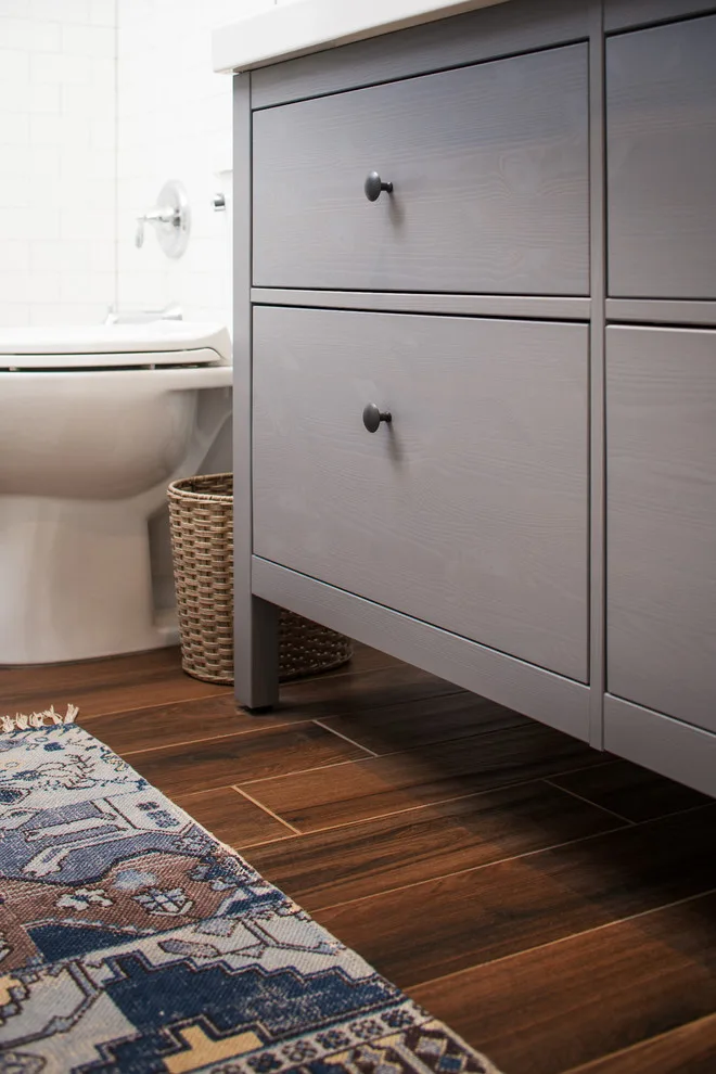 Bohemian Vintage Bathroom by HC Remodel & Design - Photo 2