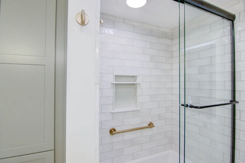 Timeless/Modern Primary Bathroom Renovation Kansas City, MO by KCBR Design | Remodel - Photo 3