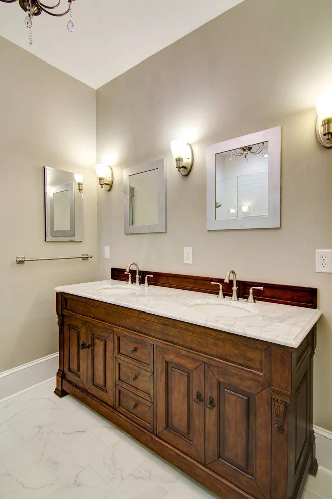 Timeless Vintage Bathroom Renovation/Hedrick by Centerbeam Construction - Photo 2