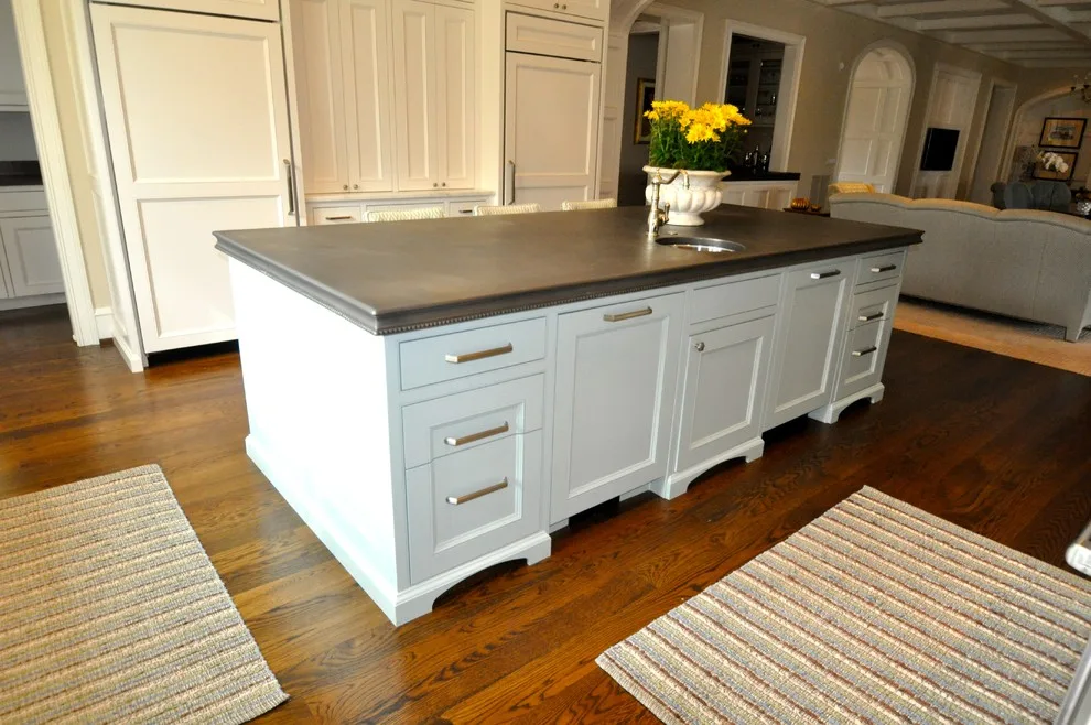 Timeless Kitchen Featuring Pewter Island Countertop by Hartert-Russell - Photo 4