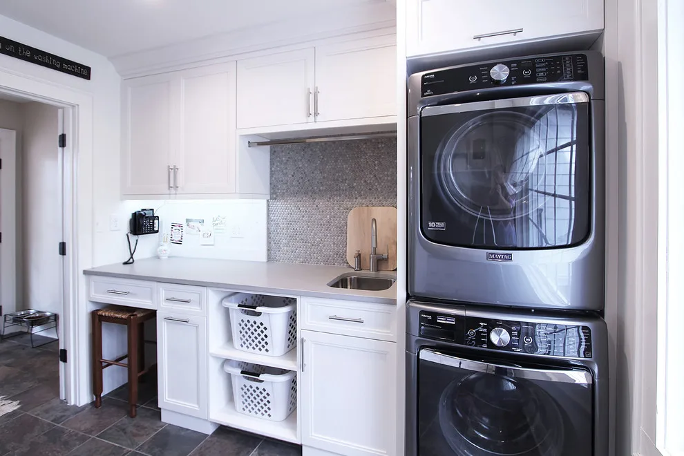 Timeless White Kitchen Featuring Cerused Island by Walker Woodworking by Greenbrook Design Center - Photo 7