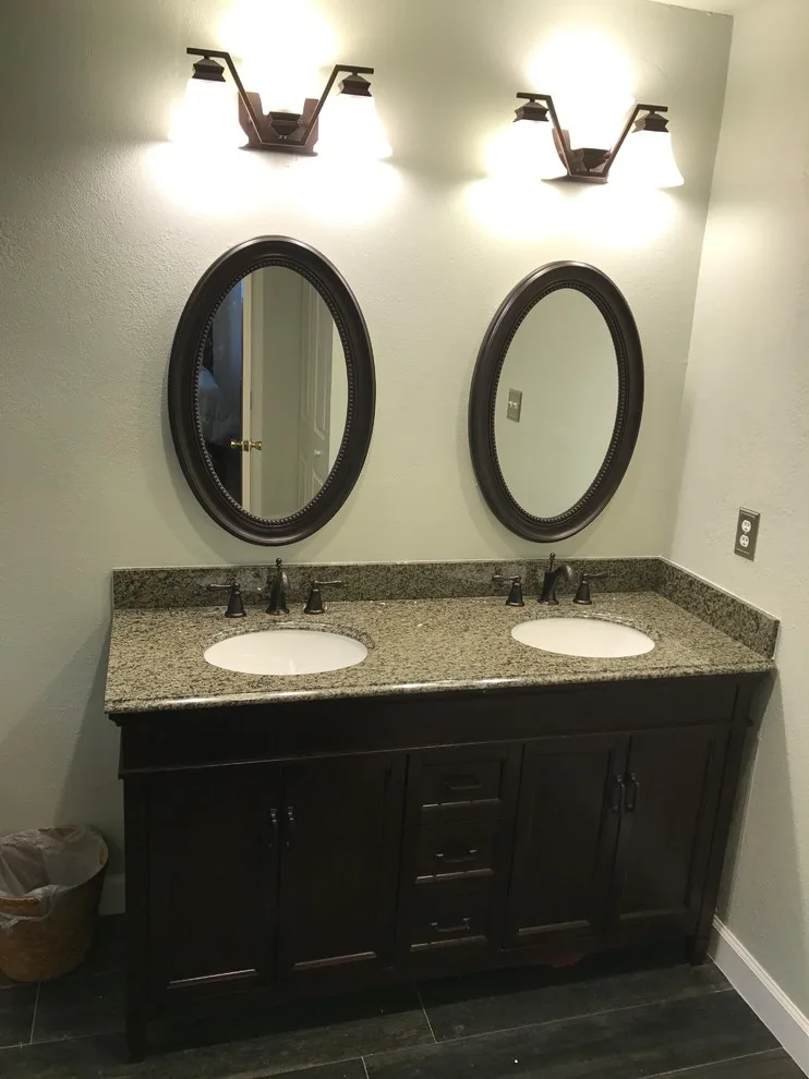 Bathroom Renovation / New Flooring Installation by D.R. Construction - Photo 24