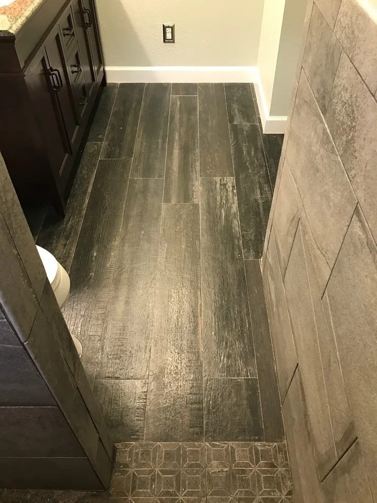 Bathroom Renovation / New Flooring Installation by D.R. Construction - Photo 11