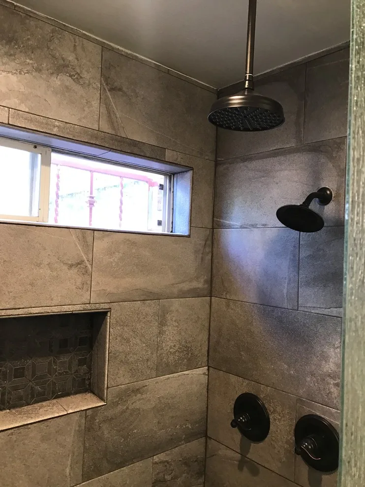 Bathroom Renovation / New Flooring Installation by D.R. Construction - Photo 22