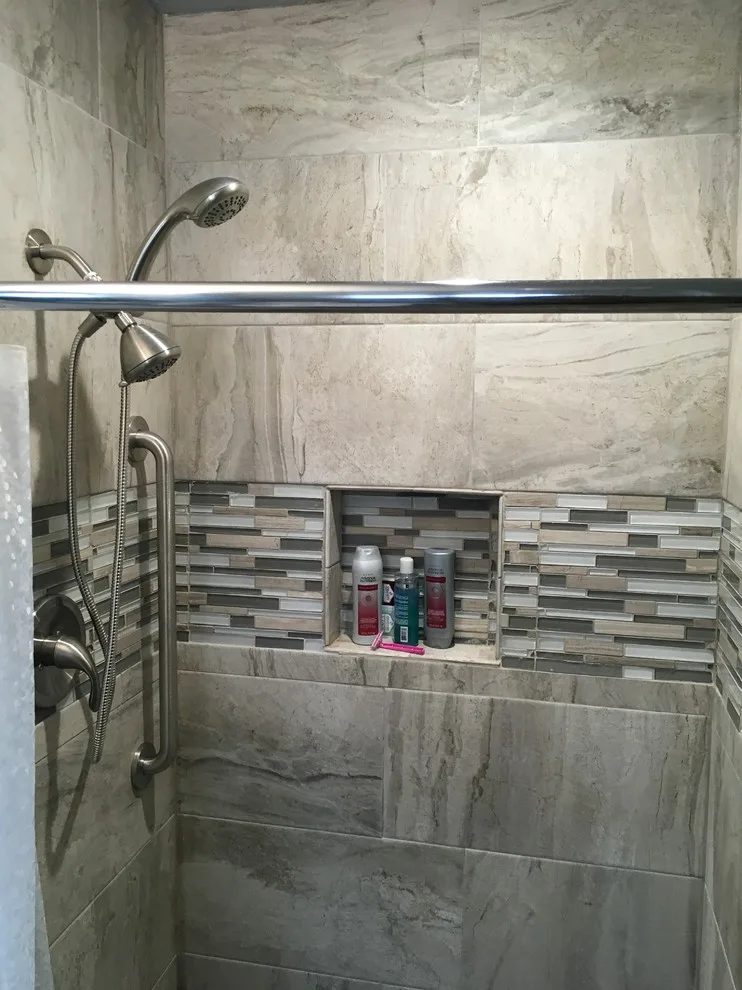 Bathroom Renovation / New Flooring Installation by D.R. Construction - Photo 25