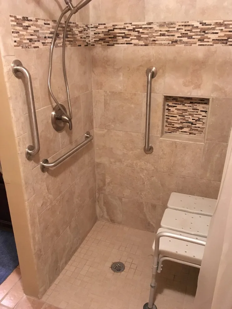 Bathroom Renovation / New Flooring Installation by D.R. Construction - Photo 18