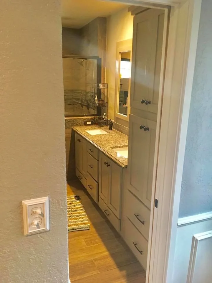 Bathroom Renovation / New Flooring Installation by D.R. Construction - Photo 27