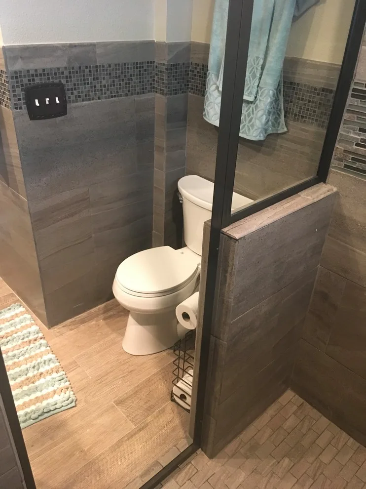 Bathroom Renovation / New Flooring Installation by D.R. Construction - Photo 12