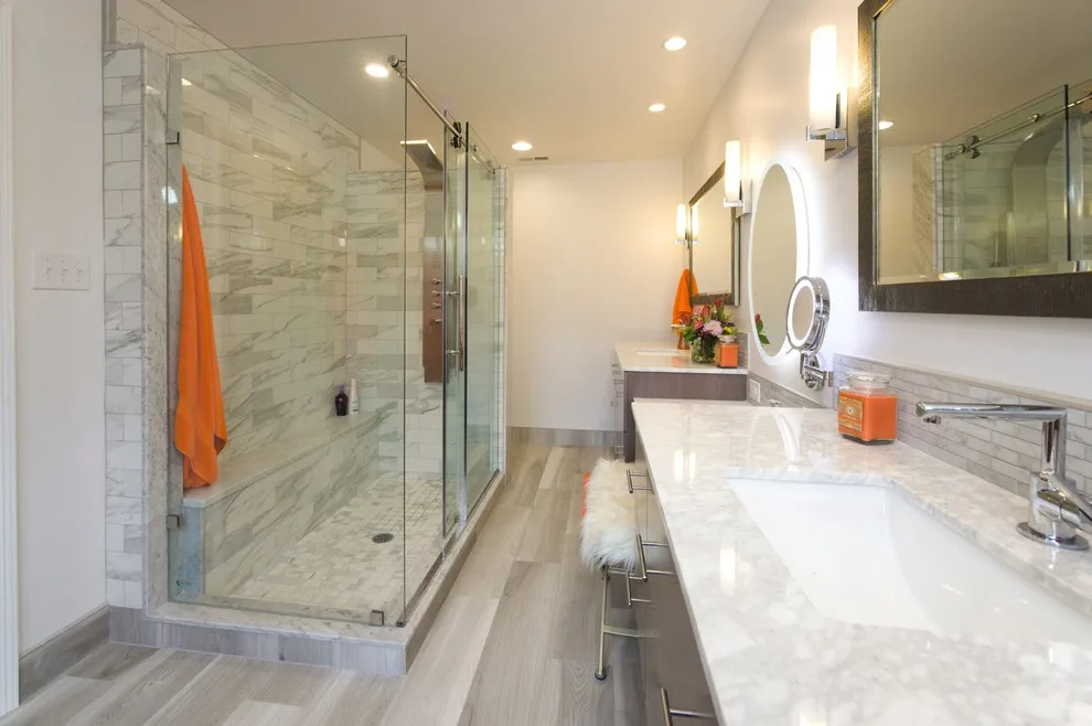 Contemporary Bath Design - West Chester, PA by James C Schell LLC - Photo 2