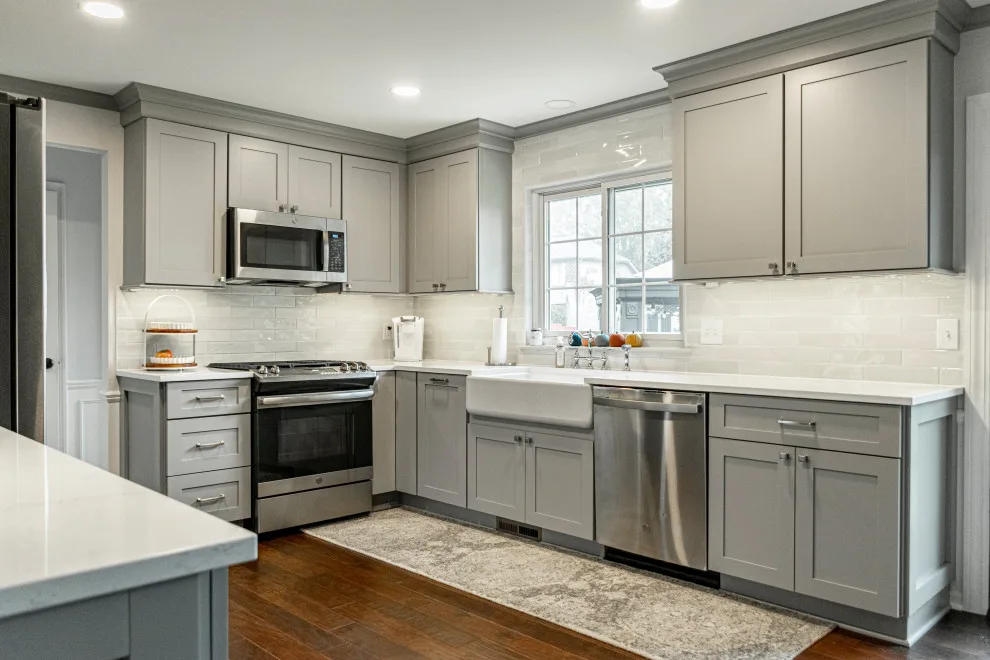 Modern Gray Kitchen Renovation in Macomb by Lincorp / Borchert - Photo 3