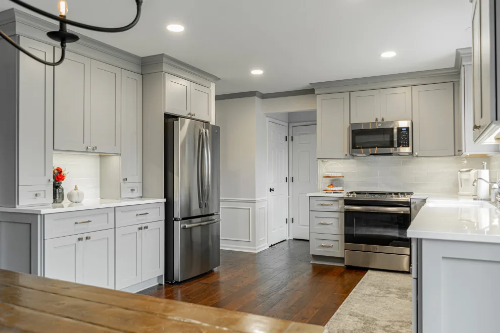 Modern Gray Kitchen Renovation in Macomb by Lincorp / Borchert - Photo 4