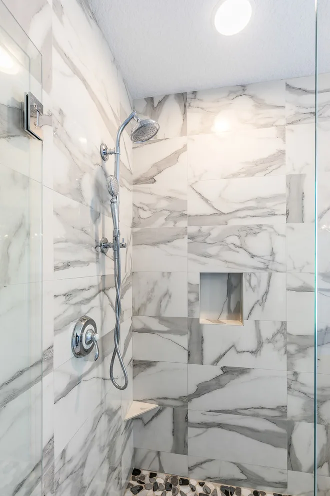 Minimalist White Bathroom Design by BeeTree Homes - Photo 8