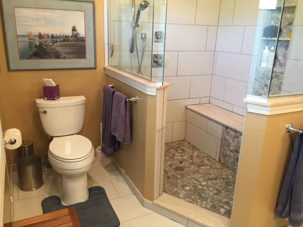 Clinton Twp Bathroom Renovation with New Layout by Kopke Remodeling & Design - Photo 13