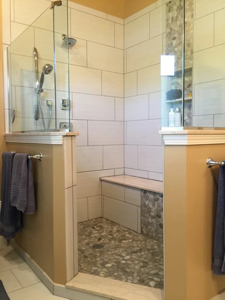 Clinton Twp Bathroom Renovation with New Layout by Kopke Remodeling & Design - Photo 29