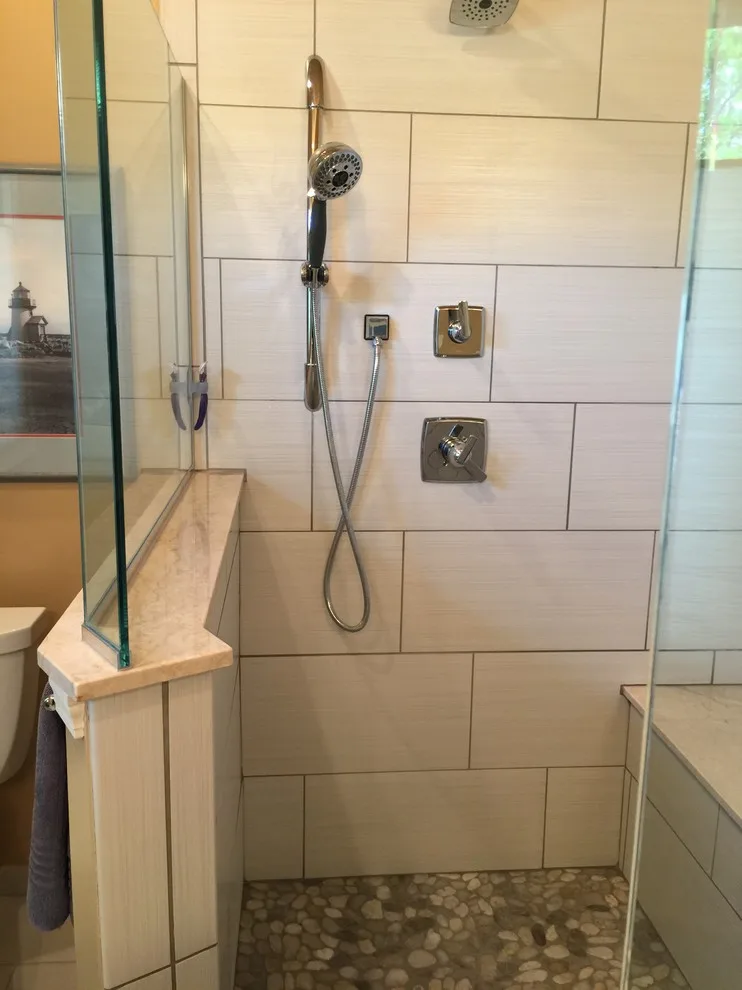 Clinton Twp Bathroom Renovation with New Layout by Kopke Remodeling & Design - Photo 9