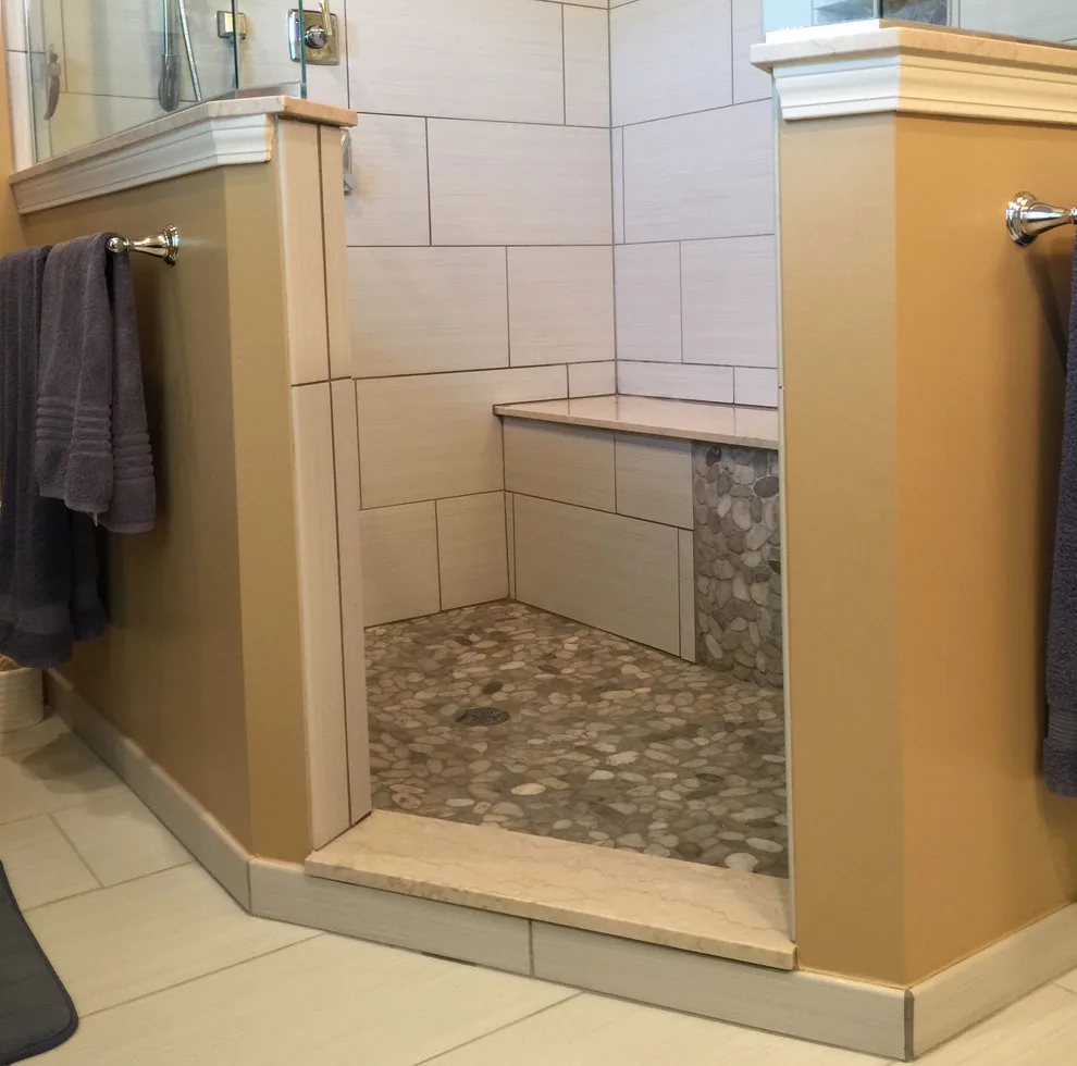 Clinton Twp Bathroom Renovation with New Layout by Kopke Remodeling & Design - Photo 15