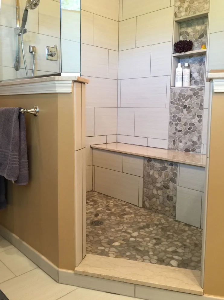 Clinton Twp Bathroom Renovation with New Layout by Kopke Remodeling & Design - Photo 16