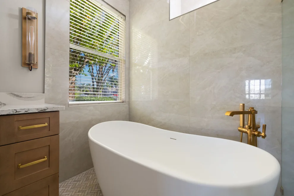 CMK Bathroom Renovation with Zero Entry Shower by CMK Construction - Photo 5