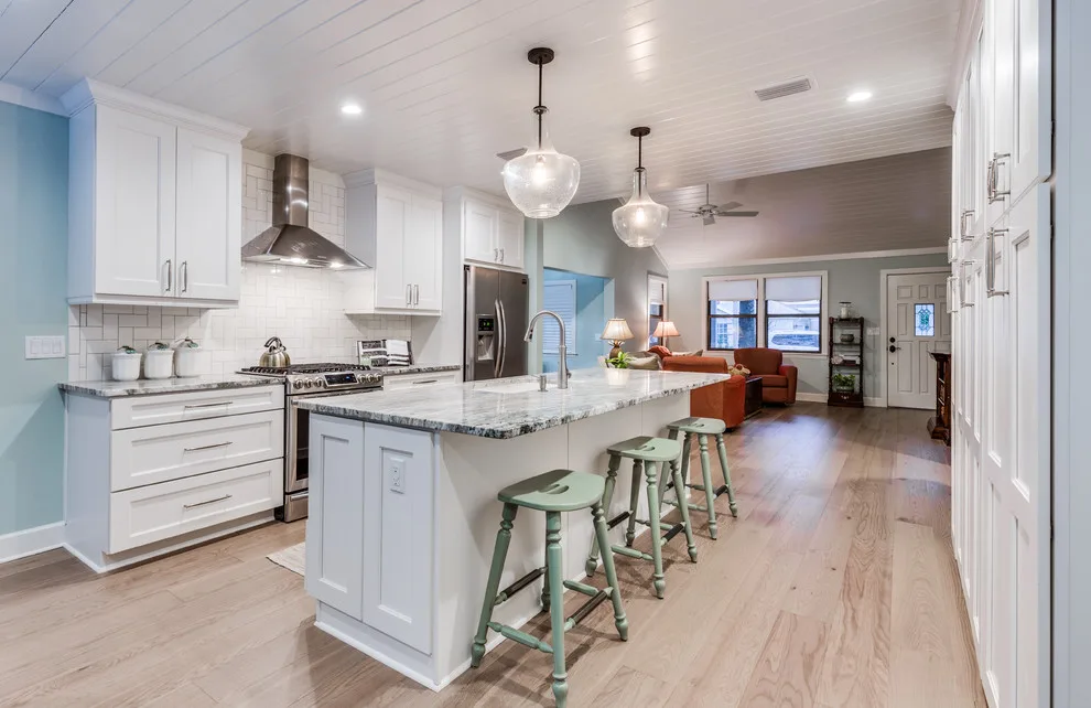 Contemporary Coastal Kitchen by BeeTree Homes - Photo 8