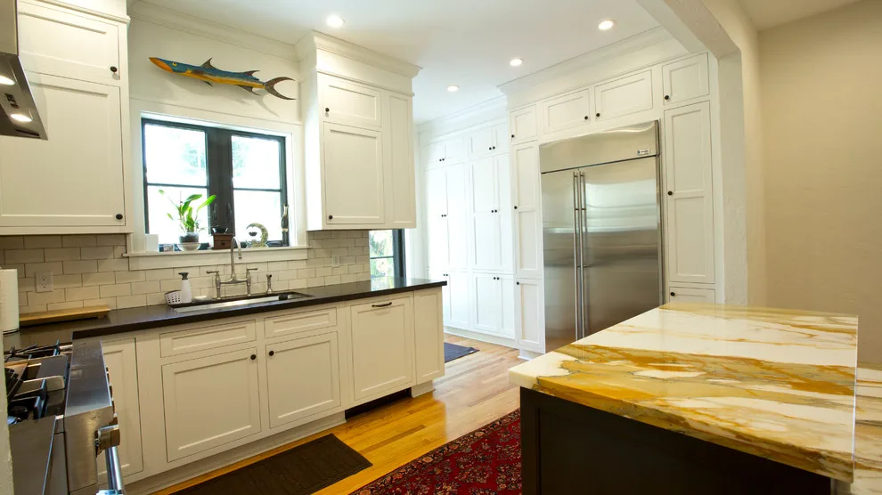 1920s Home Coastal Kitchen by Eleet Fine American Cabinetry - Photo 6