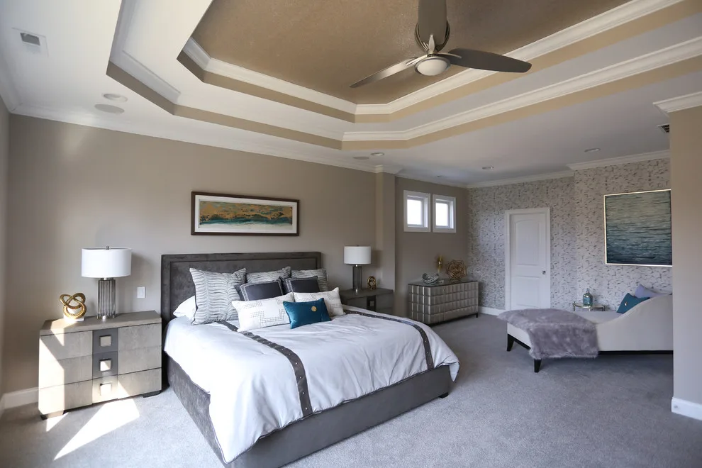 Contemporary Coastal Bedroom Retreat by Compass Design, LLC - Photo 10