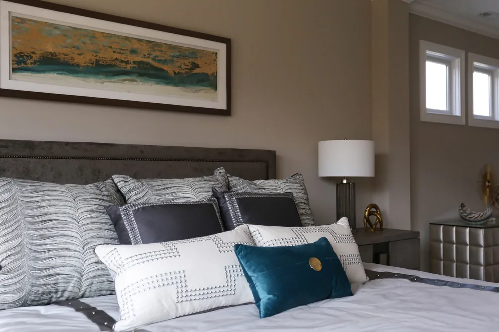 Contemporary Coastal Bedroom Retreat by Compass Design, LLC - Photo 11