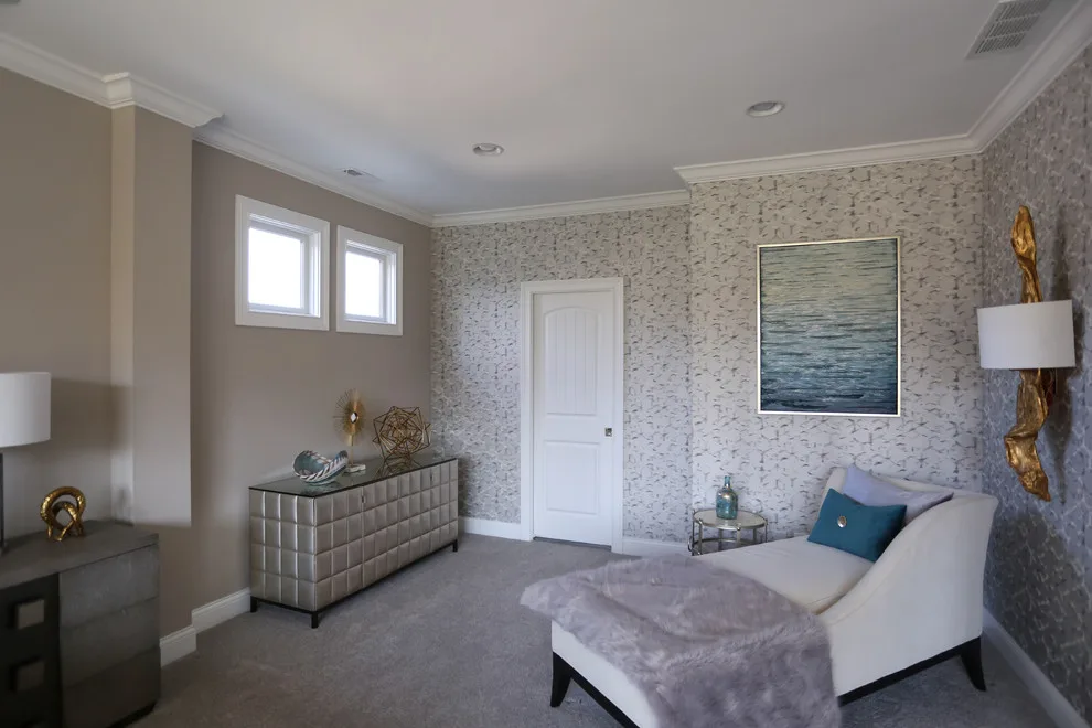 Contemporary Coastal Bedroom Retreat by Compass Design, LLC - Photo 7