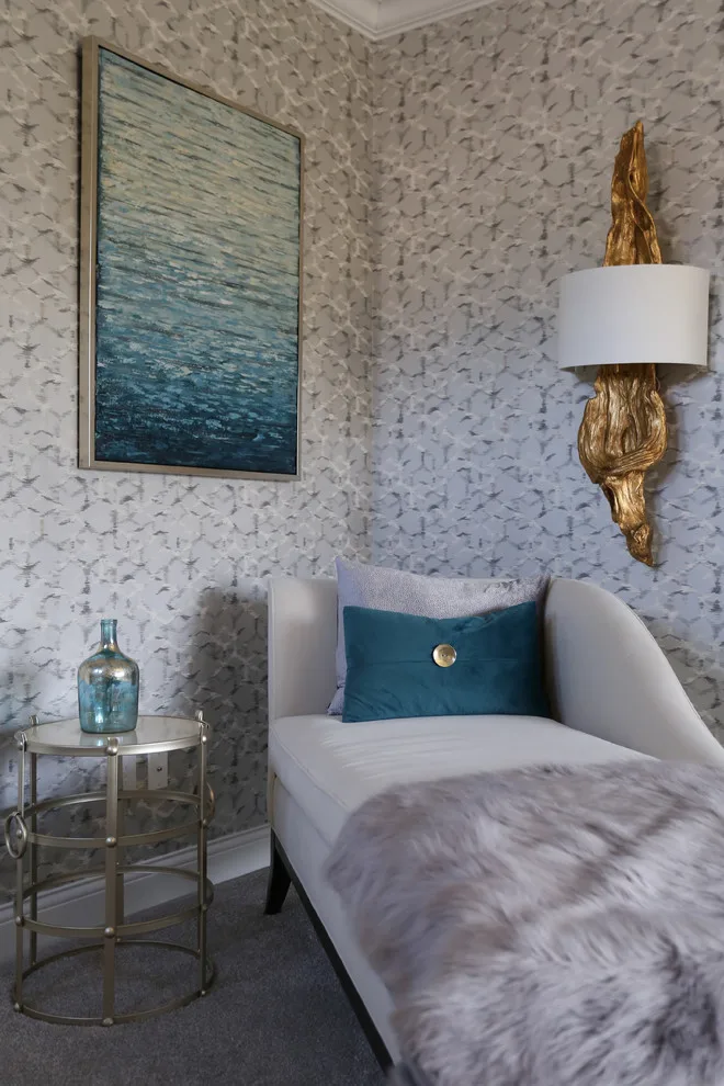 Contemporary Coastal Bedroom Retreat by Compass Design, LLC - Photo 3
