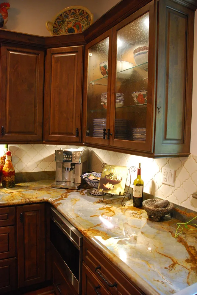 Rustic Kitchen at Coconut Grove by Eleet Fine American Cabinetry - Photo 12