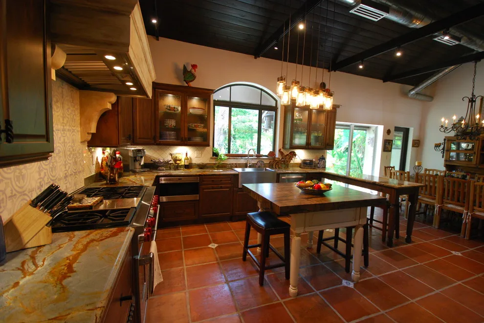 Rustic Kitchen at Coconut Grove by Eleet Fine American Cabinetry - Photo 14