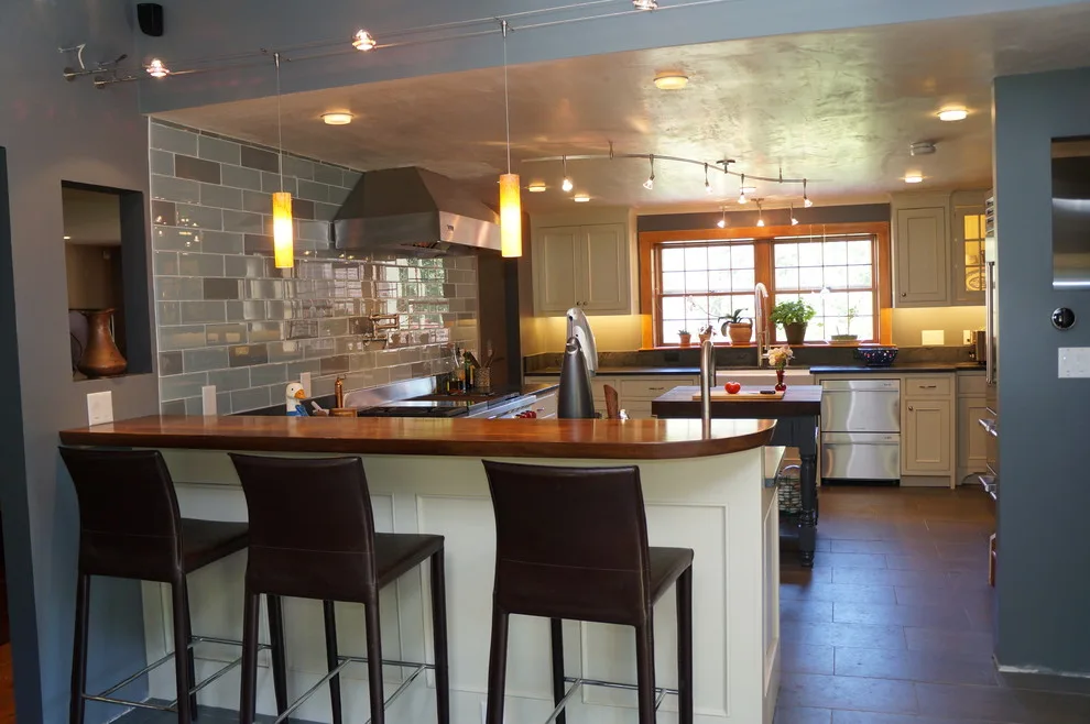 Wood Counter with Beaded Inset by Taylor Made Cabinets, Leominster MA - Photo 7